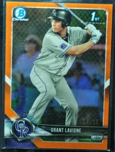 BB - 2018 - Bowman Chrome - Orange Refractor - Grant Lavigne - 24/25 - BDC-186 - Bild 1 von 2