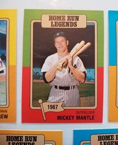 Large Baseball Lot With Unmarked X-Lists Fleer Stickers & HR Legends (45) Mantle - Picture 1 of 14