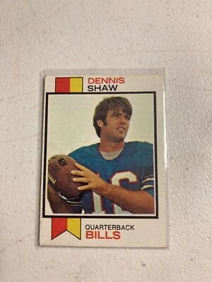 1973 Topps Football #525 dennis shaw buffalo bills - Image 1 of 2