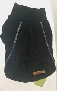 Fitwarm Medium Dog Black Fleece Sweater With Turtleneck  - Picture 1 of 3