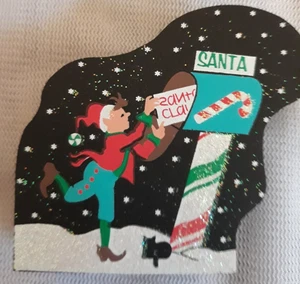 The Cat's Meow Village North Pole Series Letters for Santa 2005 Wooden Christmas - Picture 1 of 11