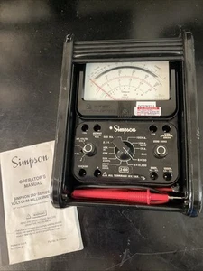 Multimetro Simpson 260 Series 8p Voltios/Ohm/Miliamétrico - Imagen 1 de 6