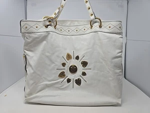 Auténtico Bolso de Mano/Bolso de Hombro Grande GUCCI de Cuero Blanco Babouska Irina - Imagen 1 de 22