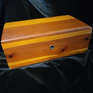 Vintage Cedar Chest Box Unlined 9" x 5" x 3-1/4" See Pictures  - Picture 1 of 13
