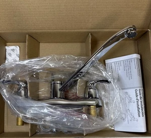 Moen Commercial (M-Bition) 8780 Two Handle Centerset Kitchen Faucet in Chrome - Picture 1 of 8