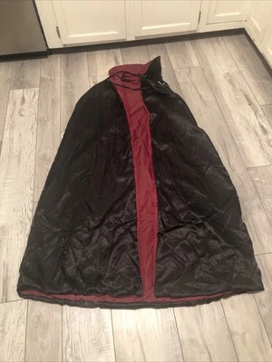 Vampire Goth Black & Red Costume Cape Rubie's Dracula One Size Adult - Image 1 of 4