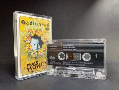 Radiohead PABLO HONEY Vintage Cassette **ULTRA RARE OFFICIAL SAUDI RELEASE**1993 - Image 1 of 4