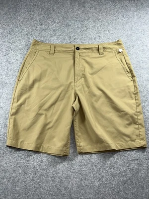 Мужские шорты для гольфа Magellan для улицы размер 36 хаки чино плоские спереди повседневные для путешествий - Изображение 1 из 4