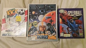 Epic, Speeball 2, Kick off 2, ATARI ST/STE Games Boxed  - Picture 1 of 5