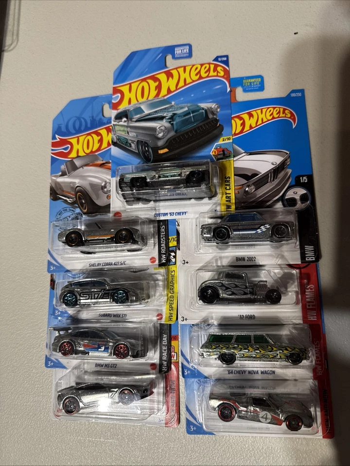 Hot Wheels Zamac Walmart Lote De 9 BMW Ford Chevy Subaru Cobra Corvette Foto 1 de 1