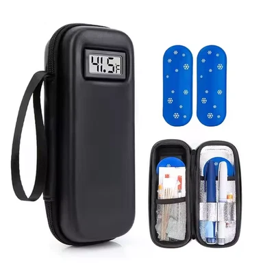 Mounjaro Pen Case Insulin Cool  Digital Temperature Display Holiday  Travel Bag - Image 1 of 4