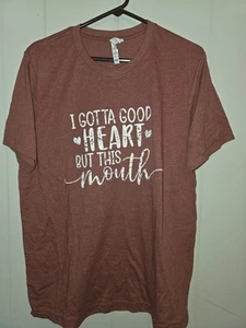 BELLA+CANVAS Women's Relaxed CVC Tee "This Mouth" - Picture 1 of 4
