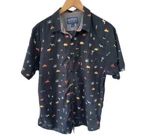 American Rag Boy's 100% Cotton Southwestern Desert Novelty Button Down Shirt L - Picture 1 of 7