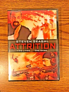 Attrition DVD Steven Seagal 2019 Martial Arts Action Kung-Fu Drama Movie NEW - Picture 1 of 8