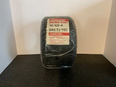 NEW OLD STOCK BRIDGESTONE 45/105-6 DR2 TO YEC RACING KART  TIRES FREE SHIPPING - Image 1 of 2