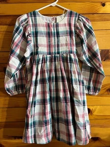 NWT Poppet & Fox Plaid Dress with Pockets Girls Size  10 - Picture 1 of 4