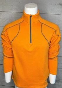 Under Armour Men's All Seasons Gear 1/4 Zip Pullover Orange Sz Medium EUC A4120 - Picture 1 of 11