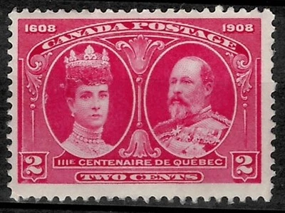 Canada Stamp 1908 /2¢ stamp ☀ King Edward VII & Queen Alexandra MNH** - Image 1 of 2
