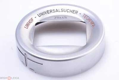 ✅ LINHOF TECHNIKA FRAME MASK UNIVERSEL FINDER ORIGINAL 4X5 FOR 31/4X 41/4 FORMAT - Image 1 of 2