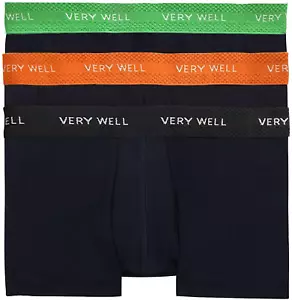 Confezione 3 Boxer Pantaloncini Cotone Premium Basso Tronchetti Molto Bene S-XL Nuovi con etichette Multi - Foto 1 di 7