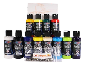 Juego de pintura opaca Createx 2 oz Wicked 12 con marca UMO SIN NOMBRE - Imagen 1 de 3