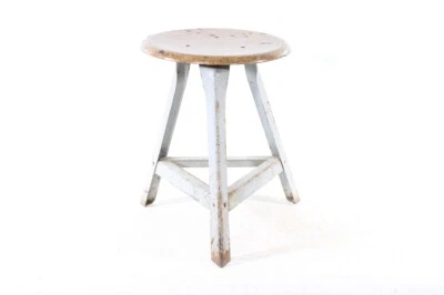 Alter Stool Art Deco Workshop Stools Vintage Bauhaus Design Chair Stool - Image 1 of 4