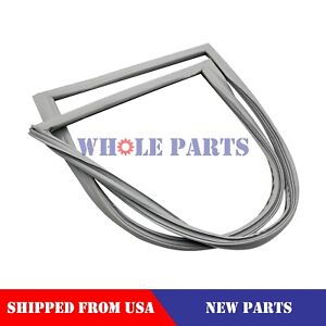 New W10830055 Refrigerator French Door Gasket (Gray) for Whirlpool