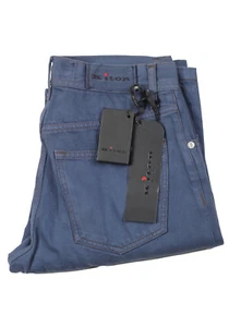 Nuevos Jeans Kiton Azul 5 Bolsillos Talla 48 IT / 32 EE. UU. - Imagen 1 de 3