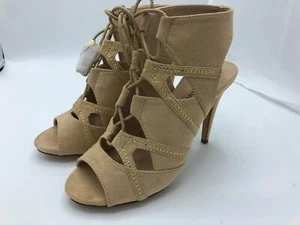 Call It Spring Duchess Faux Suede Dress Sandal (1992) Bone Size 7M - Picture 1 of 6