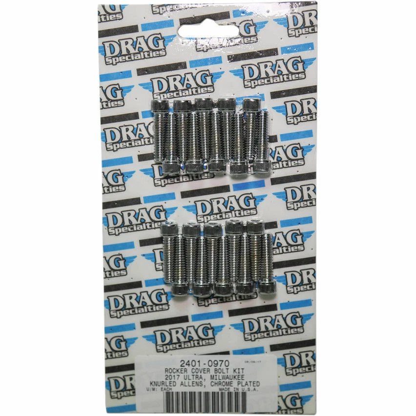 Kit de pernos de cubierta basculante Drag Specialties con Harley M8 M-Eight 2017 moleteada Allen Foto 1 de 1