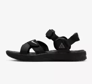 Nike ACG Air Deschutz+ Sandals Men’s Size 6/ Wnns 7.5 Black Grey Fog DO8951-001 - Picture 1 of 5