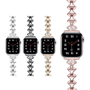 Correa de metal para mujer para Apple Watch 10 9 8 7 6 5 SE 41/42/45/46/49 mm - Imagen 1 de 16
