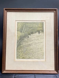 Altman, Harold Original Numbered Lithograph Title: Leaves, Monceau with COA (W) - Picture 1 of 13