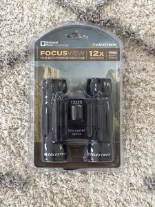 CELESTRON Focusview 12x25 Magnification Binocular | Factory Packaging-Brand New - Picture 1 of 5