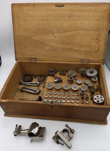 ensemble tour horloger Lorsh , nombreux accessoires : pinces américaine, .... - Imagen 1 de 14