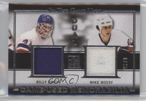 2016 Leaf ITG Used Game-Used Memorabilia Dual Silver /45 Billy Smith Mike Bossy