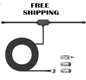 FM Radio Dipole Antenna for Stereo Receiver Indoor Pioneer Onkyo Yamaha Marantz - Picture 1 of 4