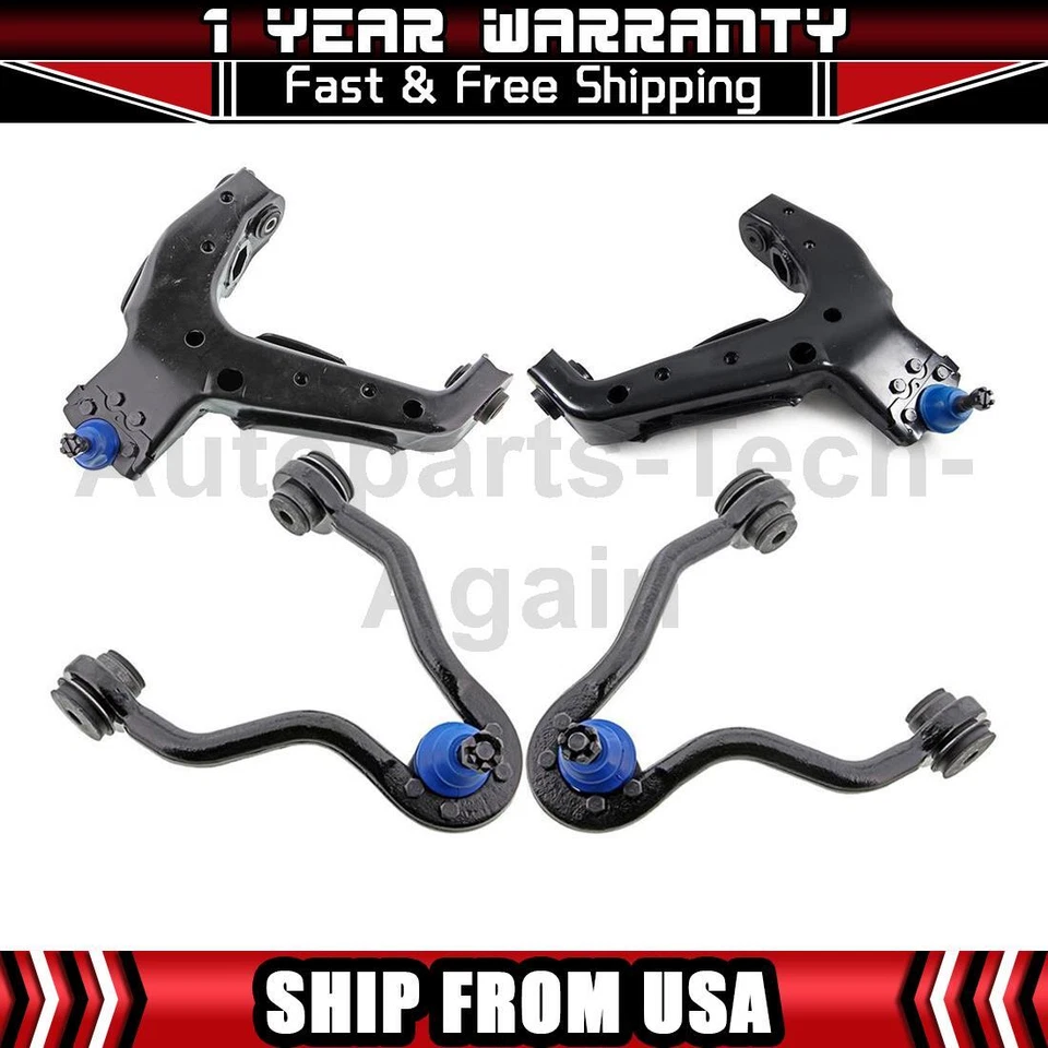 Conjunto de brazo de control delantero Mevotech 4 para Chevrolet Astro 1992-2005 Foto 1 de 4