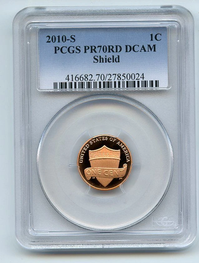 2010 S 1C Lincoln Cent PCGS PR70DCAM - Image 1 of 1