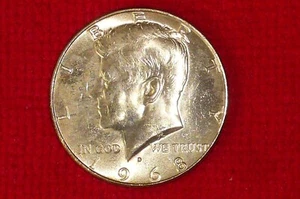 1968 (D) Kennedy Half Dollar, 40% Silver BU, US Coin, **(Nice Coin)**. - Picture 1 of 16