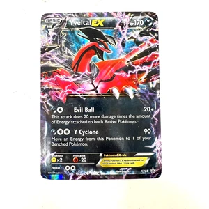 Pokemon 2014 Yveltal Ex Card XY08 Basic Darkness Dragon Ultra Rare Holographic - Picture 1 of 12