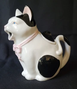 Porzellan Katze Teekanne, Takahashi Japan - Bild 1 von 7