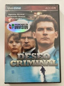 BRAND NEW DVD 📀 Deseco Criminal (1995) Rare Movie Unicine Univision Spanish - Picture 1 of 2