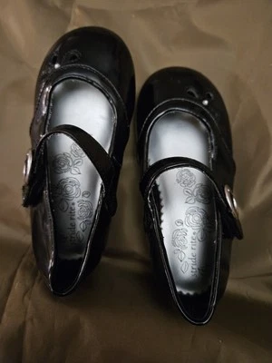 Stride Rite Valerie MJ Black Patent Leather Toddler Shoes 8M BG26749 - Image 1 of 4