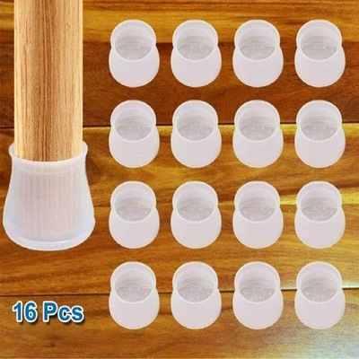 10 Stück weiche Silikonschalen Boden Möbel Schutz Sofa Stuhl Beine Füße Kapp - Bild 1 von 4