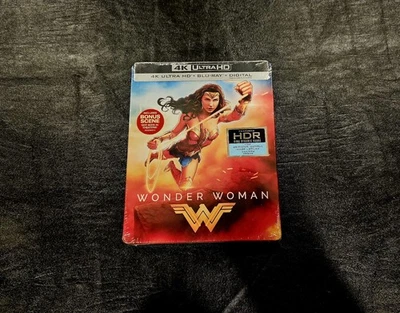 Wonder Woman SteelBook 4K Ultra HD + Blu-Ray + Digital - Best Buy Exclusive-NEW - Image 1 of 3