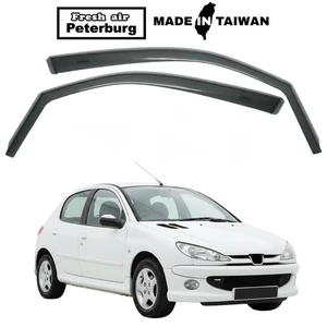 for PEUGEOT 206 5D 1998-2007 IN-CHANNEL WIND DEFLECTOR 2PCS - Picture 1 of 8