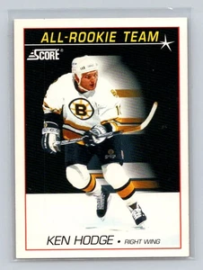 1991-92 Score American #353 Ken Hodge Boston Bruins - Bild 1 von 2
