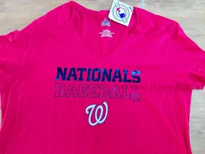 Washington Nationals Women's XXL Jersey Tee - New With Tags Majestic - Picture 1 of 5