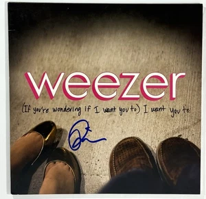 Rivers Cuomo signed Weezer 45 Album Vinyl If your wondering if I want you to - Bild 1 von 10